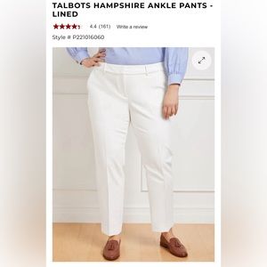 Talbots Hampshire Ankle 20W White